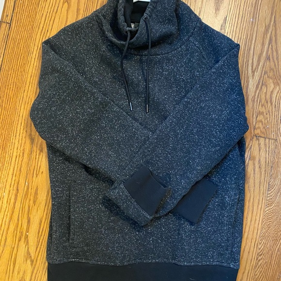 Men’s Cowl Neck Sweatshirt, Small - Picture 2 of 6
